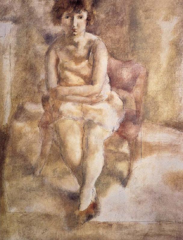 Jules Pascin Have red hair Lass Spain oil painting art